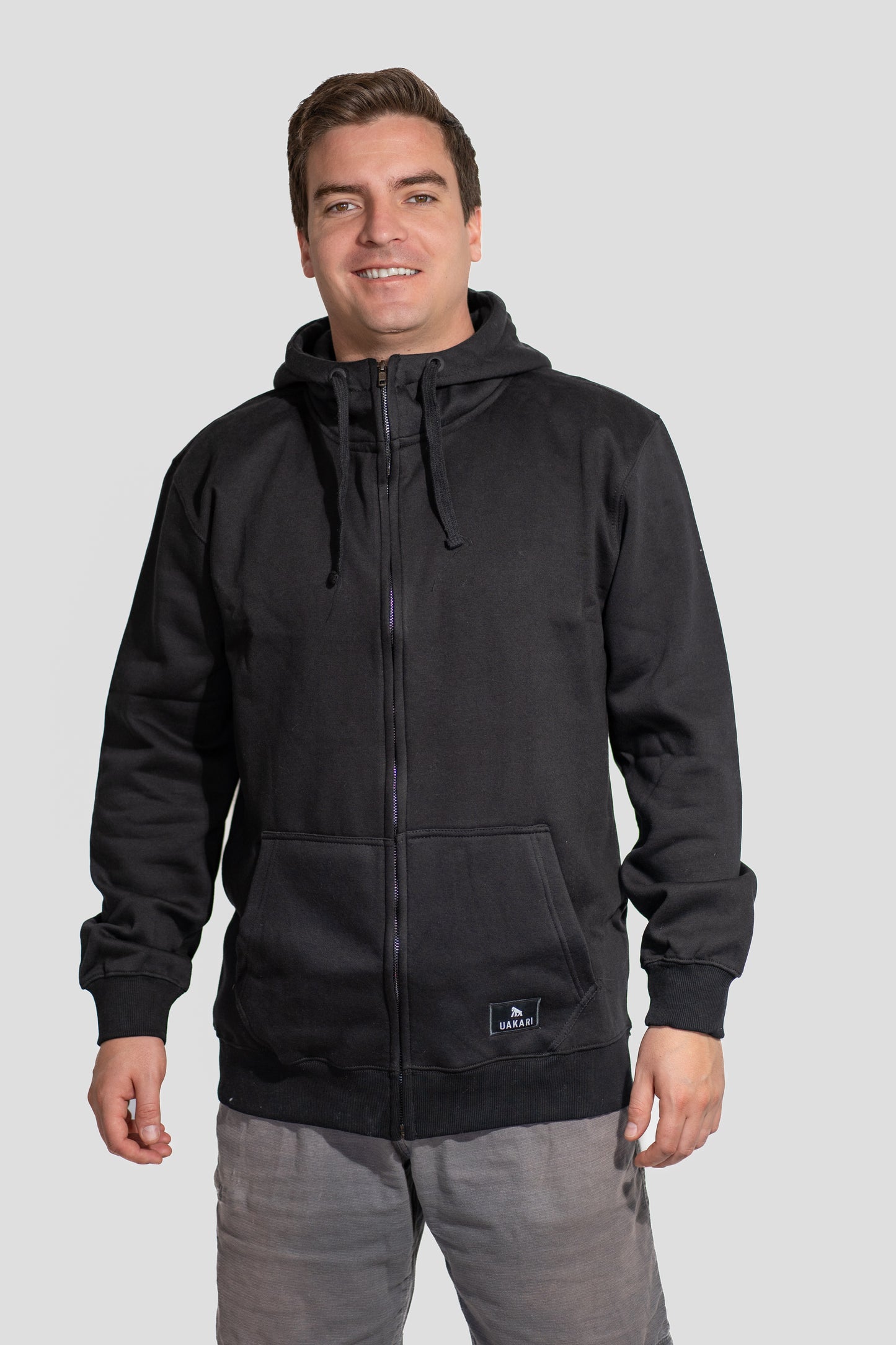 Polerón Hoodie Lemúr Negro