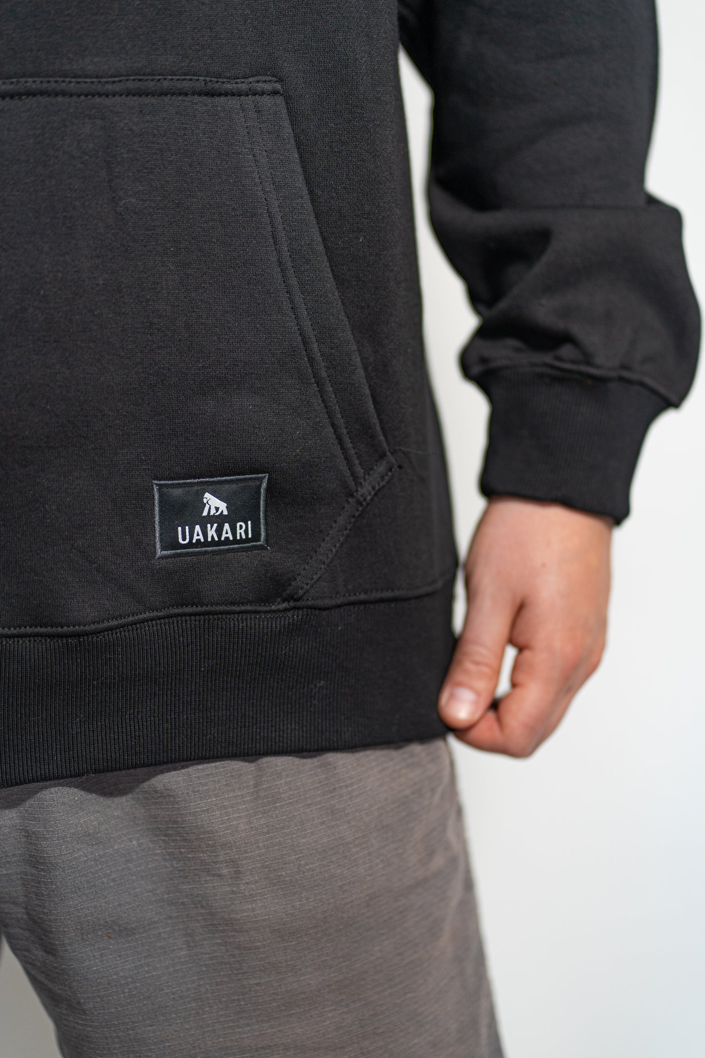 Polerón Hoodie Lemúr Negro