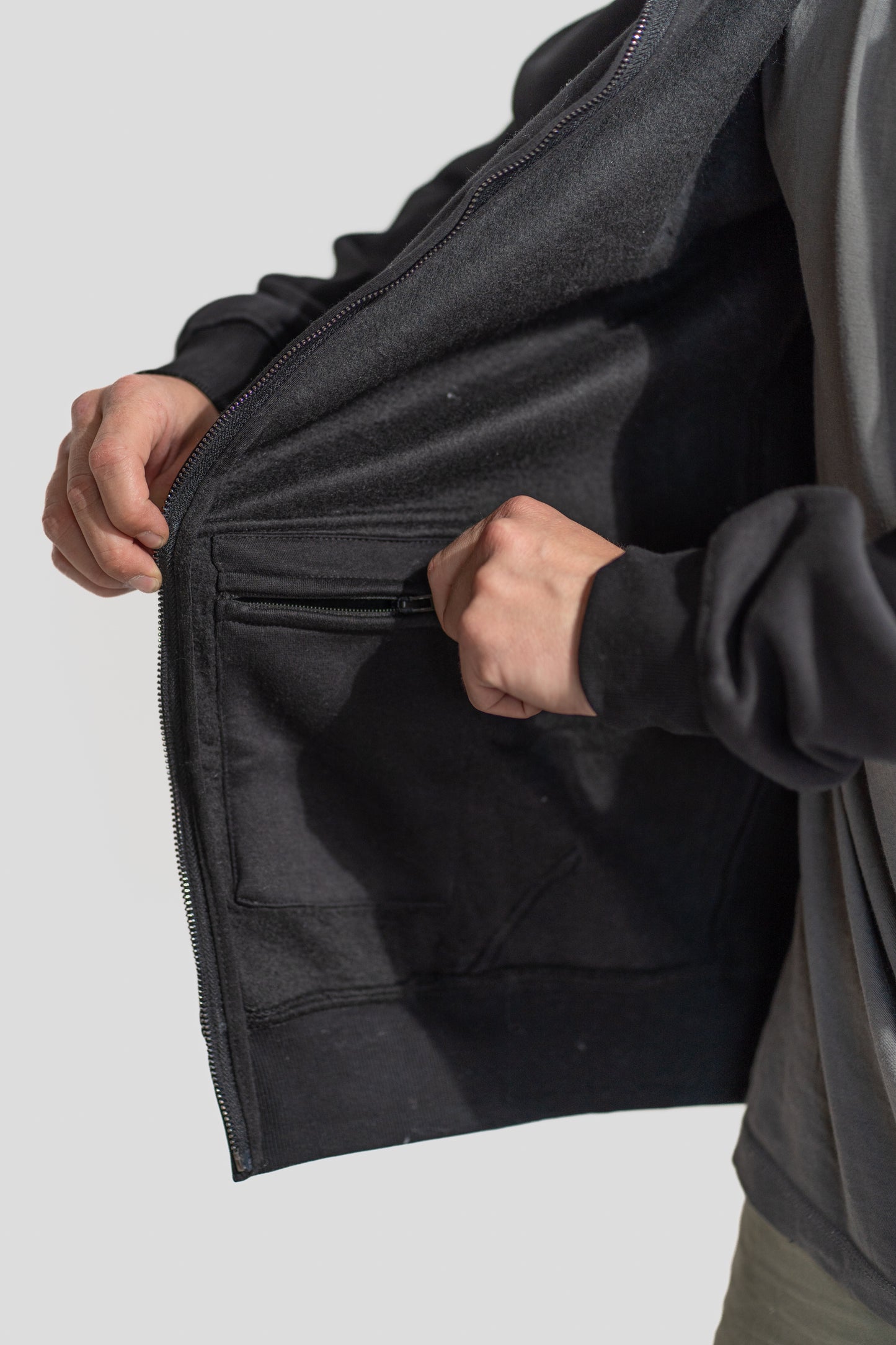 Polerón Hoodie Lemúr Negro