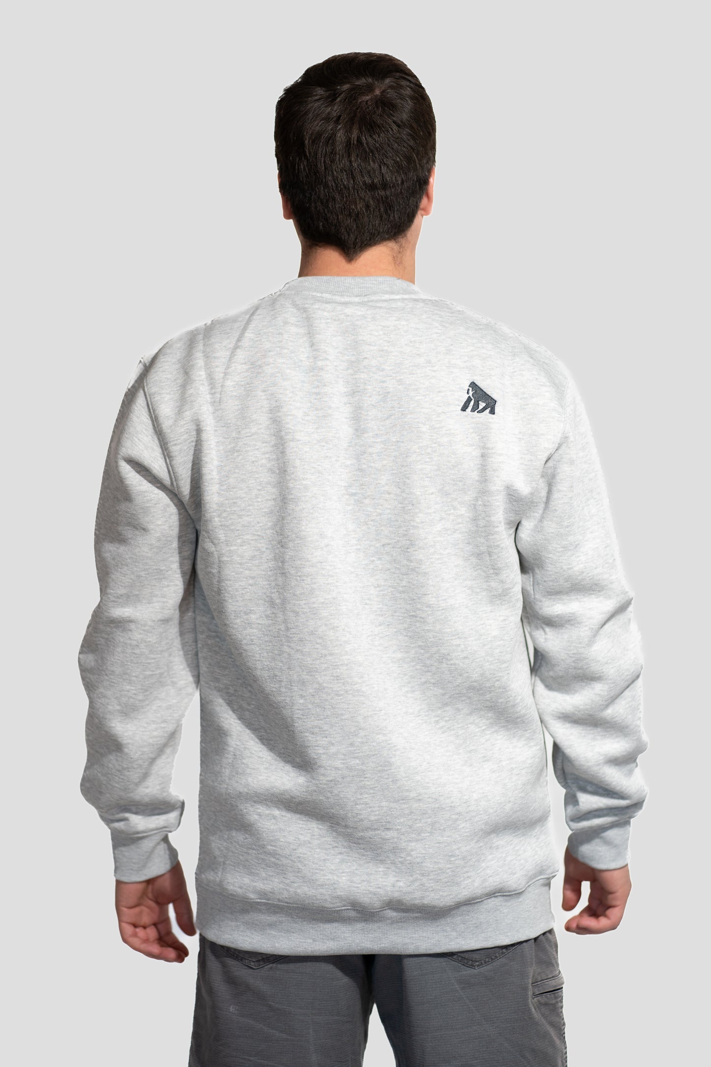Polerón Sweatshirt Huicoco Gris Jaspeado