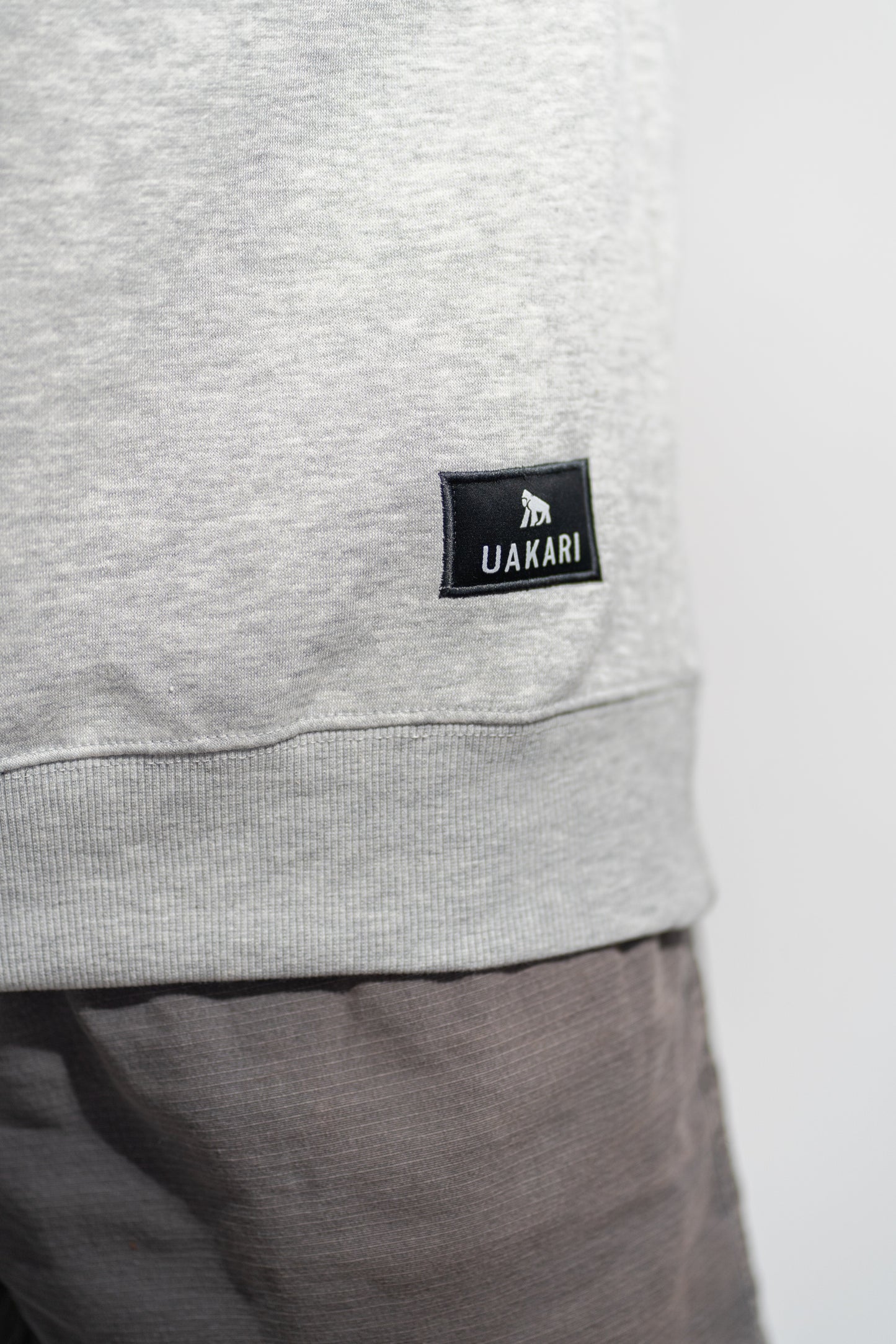 Polerón Sweatshirt Huicoco Gris Jaspeado