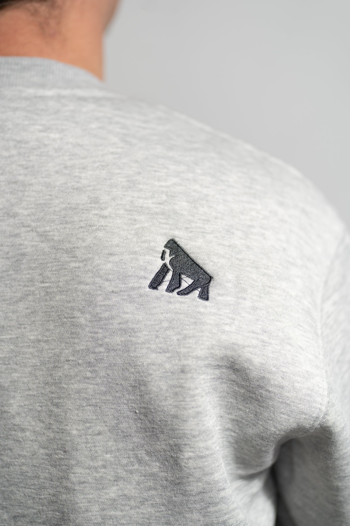 Polerón Sweatshirt Huicoco Gris Jaspeado