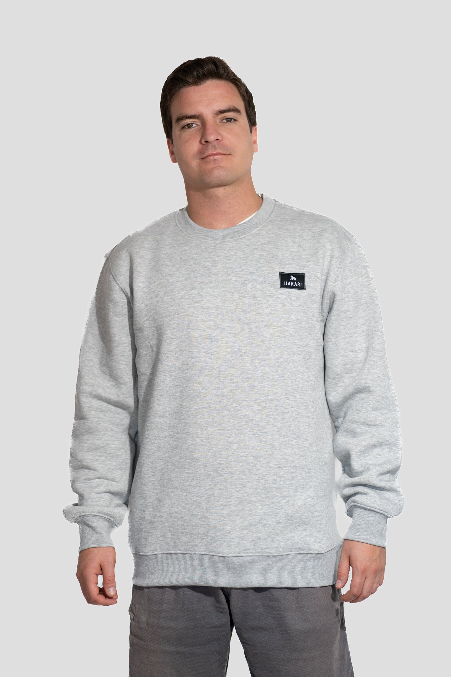 Polerón Sweatshirt Tamarino Gris Jaspeado
