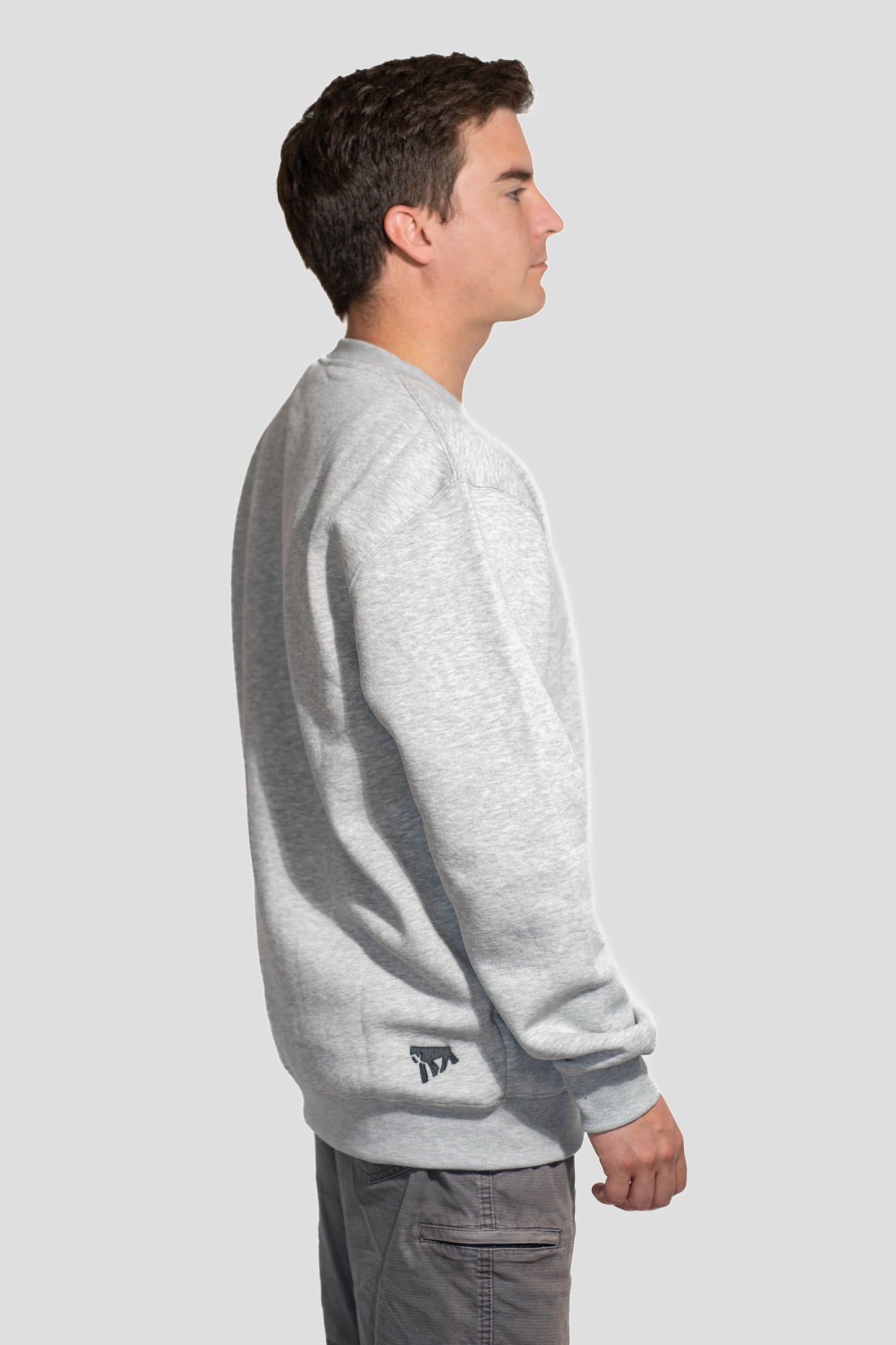 Polerón Sweatshirt Tamarino Gris Jaspeado