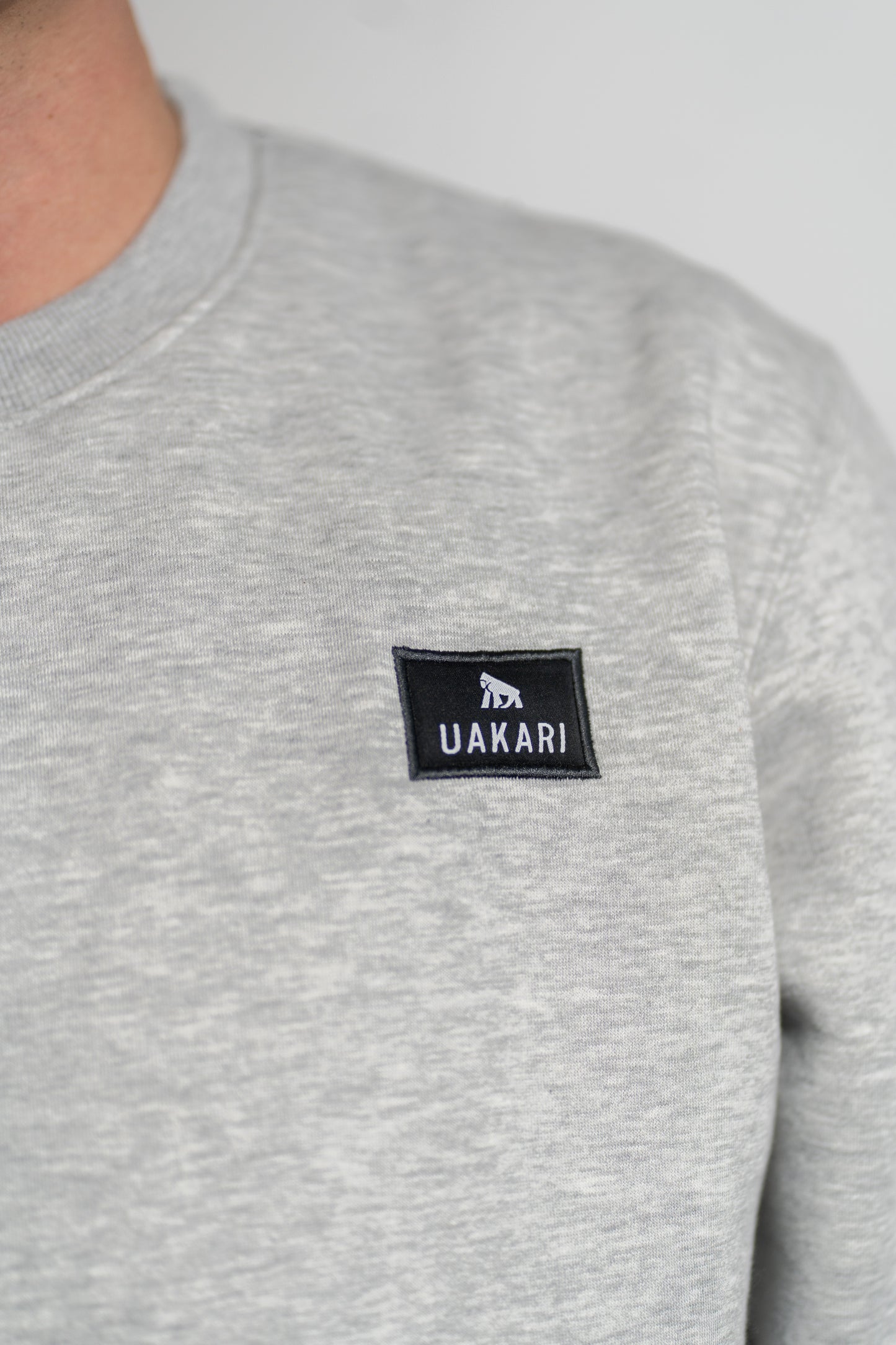 Polerón Sweatshirt Tamarino Gris Jaspeado