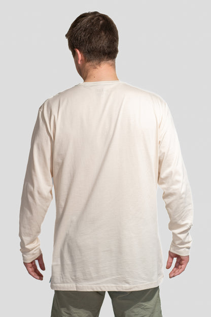 Polera PIMA Clásica Blanco Hueso - Manga Larga