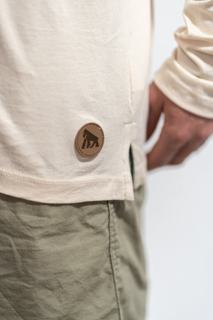 Polera PIMA Clásica Blanco Hueso - Manga Larga