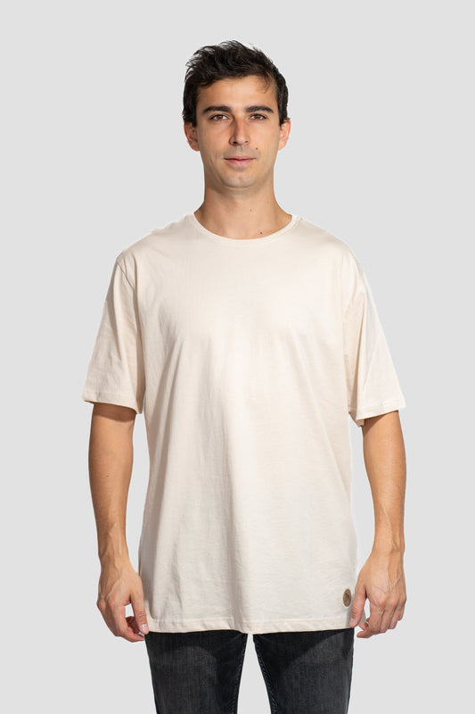 Polera PIMA Clásica Blanco Hueso - Manga Corta