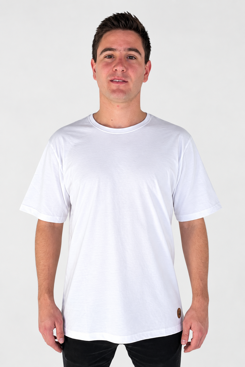 Polera PIMA Clásica Blanca - Manga Corta