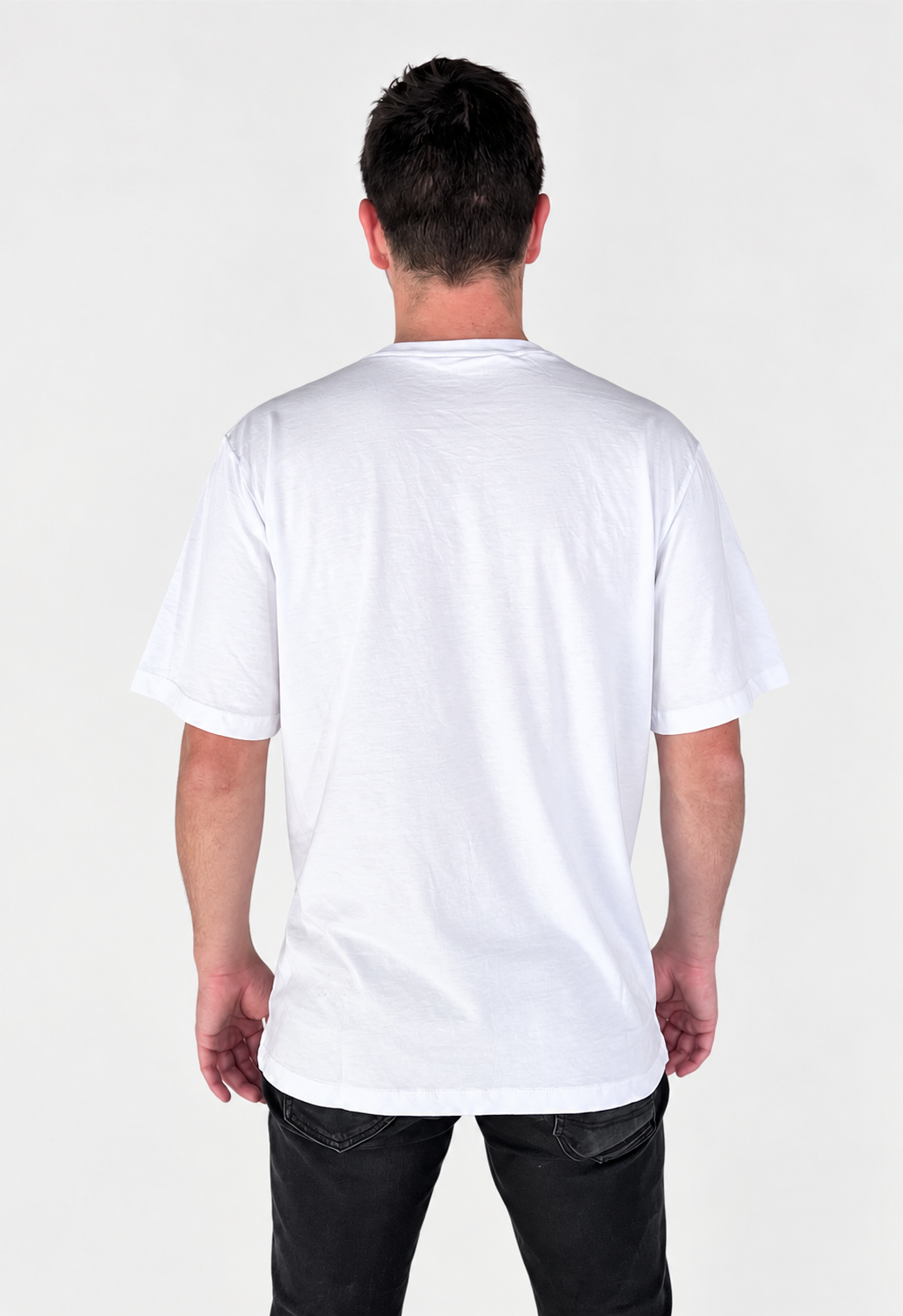 Polera PIMA Clásica Blanca - Manga Corta
