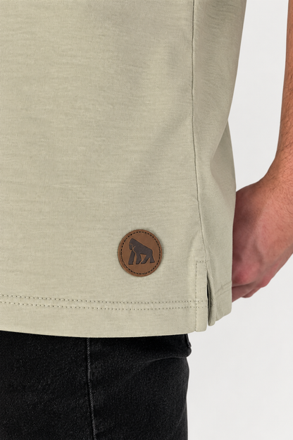 Polera PIMA Clásica Pistacho - Manga Corta
