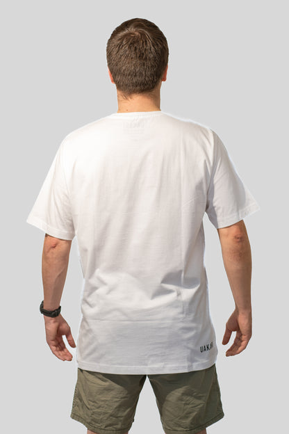 Polera Blanca Manga Corta CACAJAO
