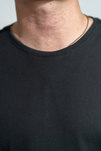 Polera PIMA Clásica Negro - Manga Larga